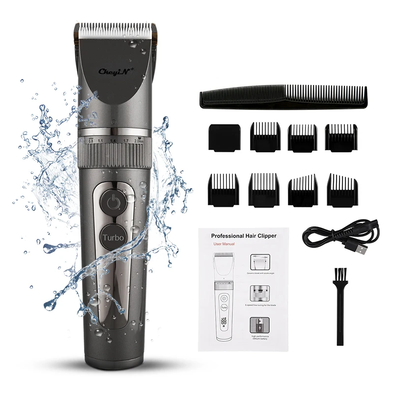 LED Electric Hair Clipper Men's Barber Professional Beard Trimmer Waterproof Hair Cutting Machine Ceramic Blade Cordless Cord
LED Electric Hair Clipper Men's Barber Professional Beard Trimmer Waterproof Hair Cutting Machine Ceramic Blade Cordless Cord