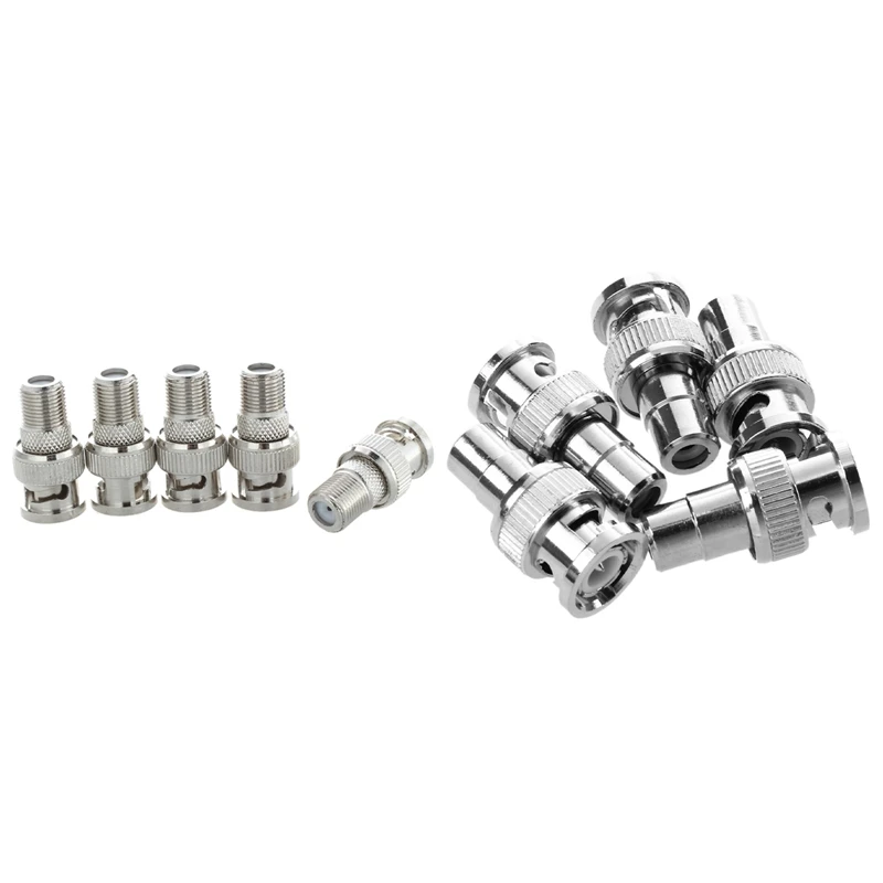 5 Pcs BNC Male Plug To RCA Female RF Coaxial Connector With 10Pcs BNC Male Plug To F Female Jack Adapter
5 Pcs BNC Male Plug To RCA Female RF Coaxial Connector With 10Pcs BNC Male Plug To F Female Jack Adapter