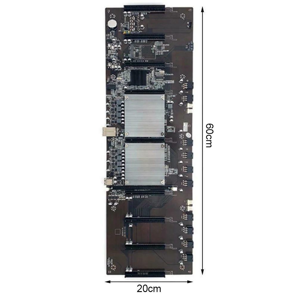 BTC-X79 Dual CPU Mining Motherboard 9 Cards Straight 2011 Pin DDR3 65mm ETH Motherboard for 3060 Graphics Card Mining Board
BTC-X79 Dual CPU Mining Motherboard 9 Cards Straight 2011 Pin DDR3 65mm ETH Motherboard for 3060 Graphics Card Mining Board