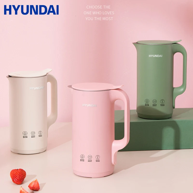 HYUNDAI Soymilk Household Single-person Multi-function Mini Small Heating And Filter-free Automatic Cooking Machine
HYUNDAI Soymilk Household Single-person Multi-function Mini Small Heating And Filter-free Automatic Cooking Machine