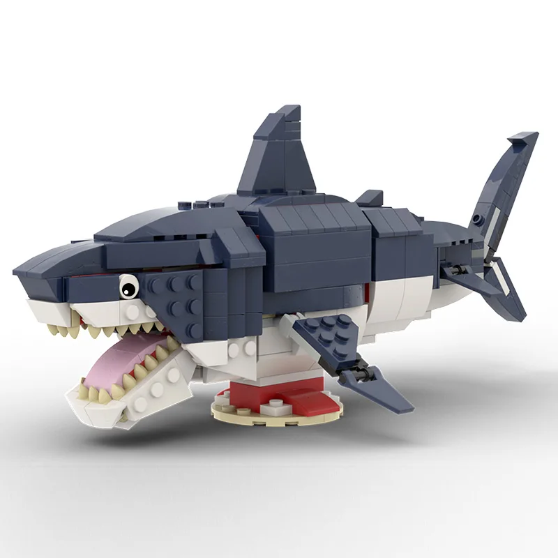 MOC Deep Sea Creatures Shark Body Swing Building Blocks Kit Bricks City Classic Model Kids Toys For Children Gift 350pcs
MOC Deep Sea Creatures Shark Body Swing Building Blocks Kit Bricks City Classic Model Kids Toys For Children Gift 350pcs