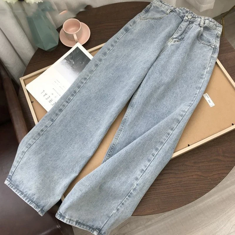 Streetwear High Waist Women's Fashion Jeans Woman Girls Women Wide Leg Pants Trousers Female Jean Femme Denim Bagge Mom Jeans
Streetwear High Waist Women's Fashion Jeans Woman Girls Women Wide Leg Pants Trousers Female Jean Femme Denim Bagge Mom Jeans