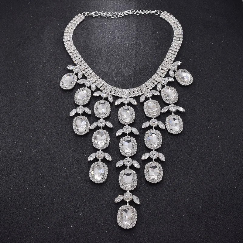 CuiEr Top Shiny Long Tassel wedding necklace jewelry for bridal Women's Party Costume Luxury Big Jewellery Gift for Mom
CuiEr Top Shiny Long Tassel wedding necklace jewelry for bridal Women's Party Costume Luxury Big Jewellery Gift for Mom