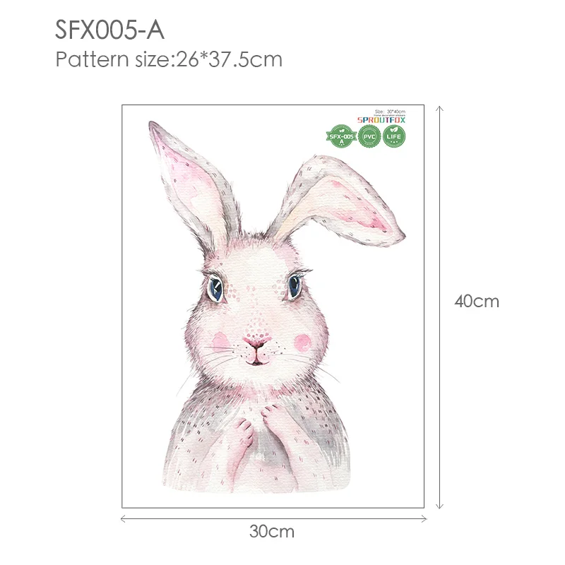 Pink Blush Rabbits Large Wall Stickers Cute Kids Room Decoration 3D Home Decor Living Room Baby Nursery Vinyl Wall Decal 
Pink Blush Rabbits Large Wall Stickers Cute Kids Room Decoration 3D Home Decor Living Room Baby Nursery Vinyl Wall Decal