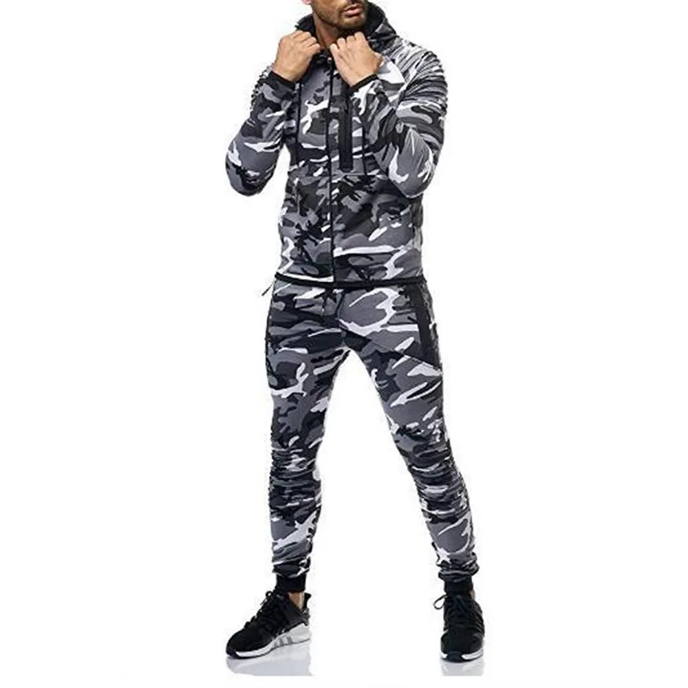 Комплект спортивной одежды мужской Камуфляжный, Толстовка и штаны, комплект одежды из двух предметов, тренировочный костюм для спортзала и ...
Комплект спортивной одежды мужской Камуфляжный, Толстовка и штаны, комплект одежды из двух предметов, тренировочный костюм для спортзала и ...