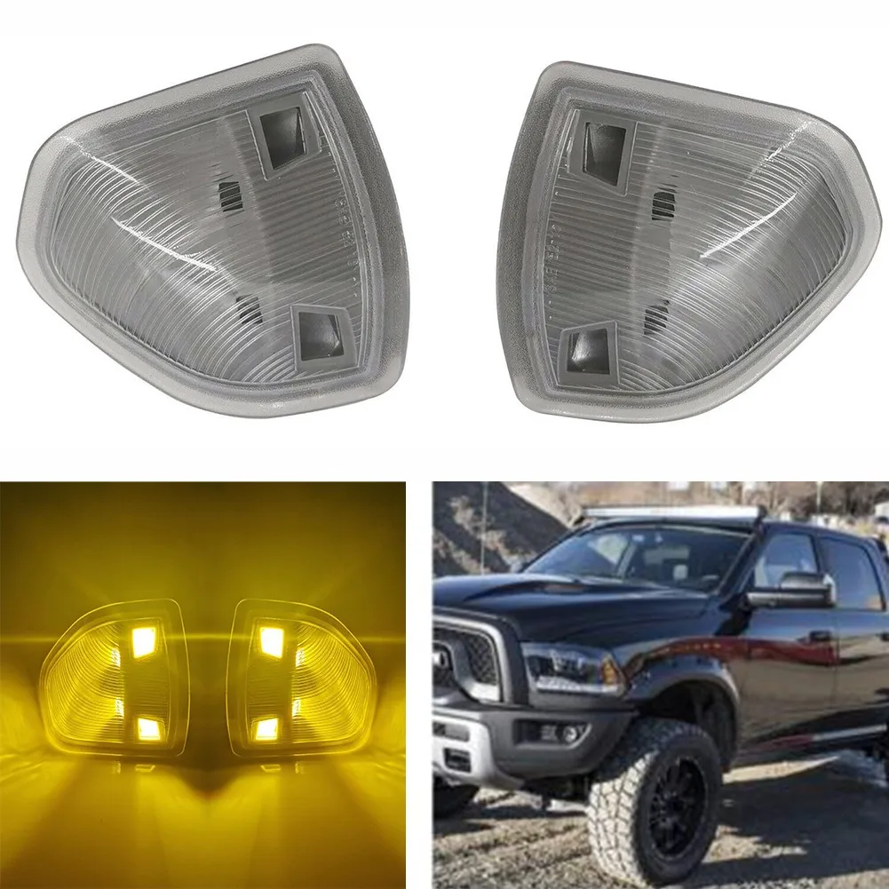 Clear Lens Amber LED Side Mirror Turn Signal Lights For Dodge Ram 1500 2500 3500 68302828AA 68302829AA Car Turn Signal Light
Clear Lens Amber LED Side Mirror Turn Signal Lights For Dodge Ram 1500 2500 3500 68302828AA 68302829AA Car Turn Signal Light