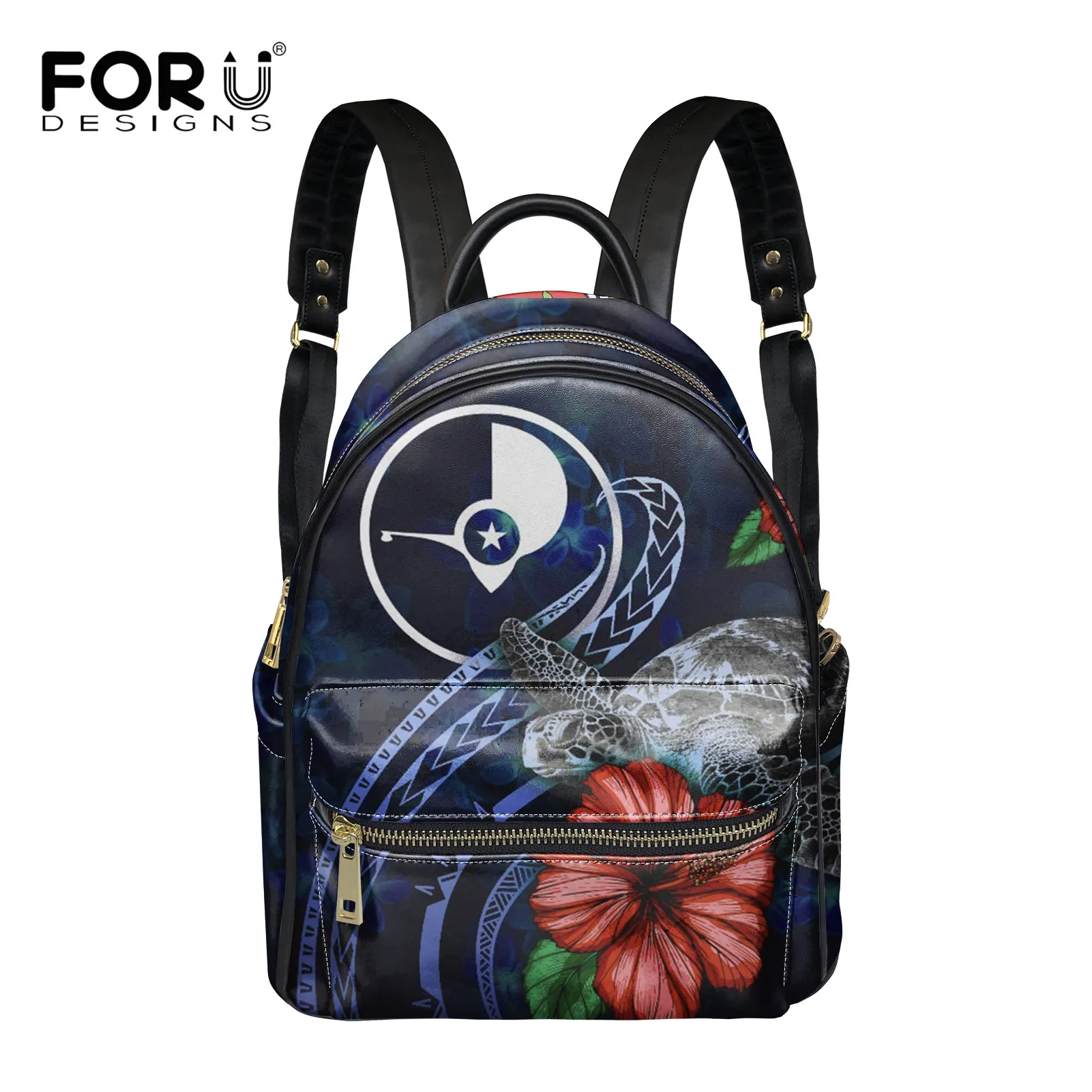 Yap Tribal Sea Turtle Hibiscus Design Printing Leather Backpack New Fashion Female Daypack Girls Campus Bag Bolsa
Yap Tribal Sea Turtle Hibiscus Design Printing Leather Backpack New Fashion Female Daypack Girls Campus Bag Bolsa
