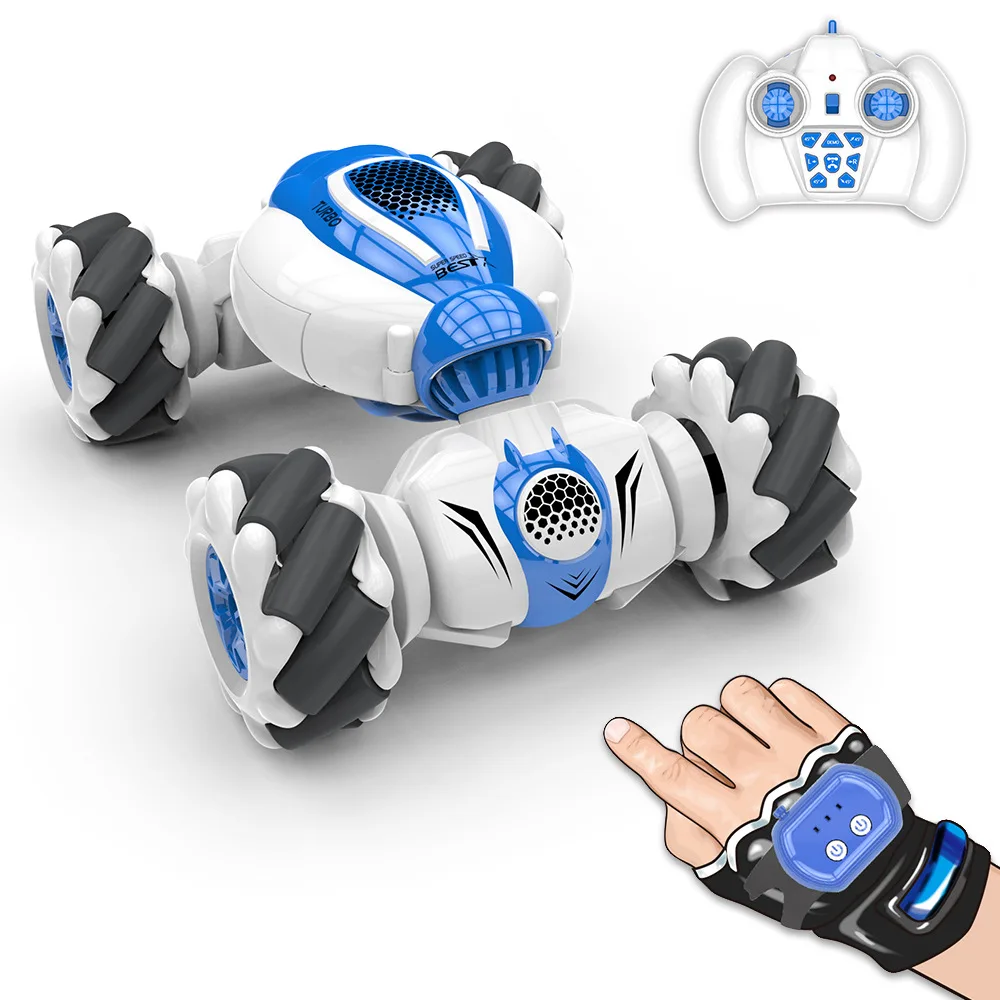 RC Stunt Car 2.4GHz 360° Deformable Rotatable Gesture Sensoring Off-road Toy 25 Minutes Working Time Rechargeable Li-Po Battery
RC Stunt Car 2.4GHz 360° Deformable Rotatable Gesture Sensoring Off-road Toy 25 Minutes Working Time Rechargeable Li-Po Battery