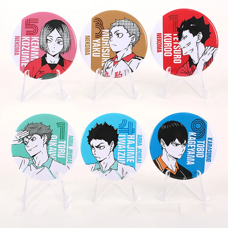 Haikyuu! Аксессуары для косплевечерние аниме сувенир значки булавки игрушки для детей фигурка хайкюу Хината шоё кагеяма Оикава некома 
Haikyuu! Аксессуары для косплевечерние аниме сувенир значки булавки игрушки для детей фигурка хайкюу Хината шоё кагеяма Оикава некома