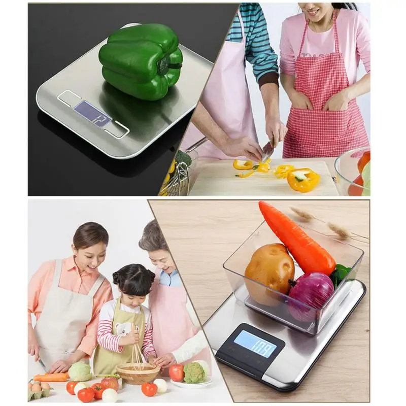 5kg/11kg Digital Multi-function High Precision Scale,Stainless Steel Platform with LCD Display Food Kitchen Measuring Tools
5kg/11kg Digital Multi-function High Precision Scale,Stainless Steel Platform with LCD Display Food Kitchen Measuring Tools