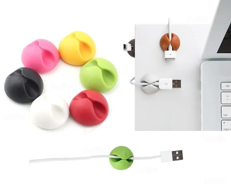 6 Pcs/Set Cable Organizer Desktop Wire Storage Cable Winder Earphone Charger Cable Cord Holder Phone Charging USB Cable Clips
6 Pcs/Set Cable Organizer Desktop Wire Storage Cable Winder Earphone Charger Cable Cord Holder Phone Charging USB Cable Clips