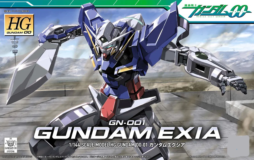 BANDAI 1/144 HG 00-01 GUNDAM EXIA Angel Assembled Model Children's Robot, Animation Toys
BANDAI 1/144 HG 00-01 GUNDAM EXIA Angel Assembled Model Children's Robot, Animation Toys