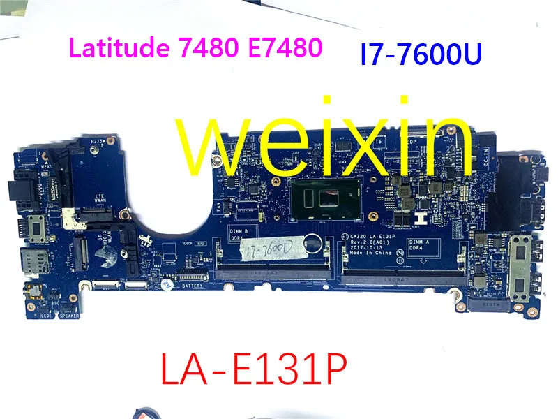 Материнская плата для ноутбука DELL Latitude 7480 E7480 CN-0F48ND 0F48ND F48ND CAZ20
Материнская плата для ноутбука DELL Latitude 7480 E7480 CN-0F48ND 0F48ND F48ND CAZ20
