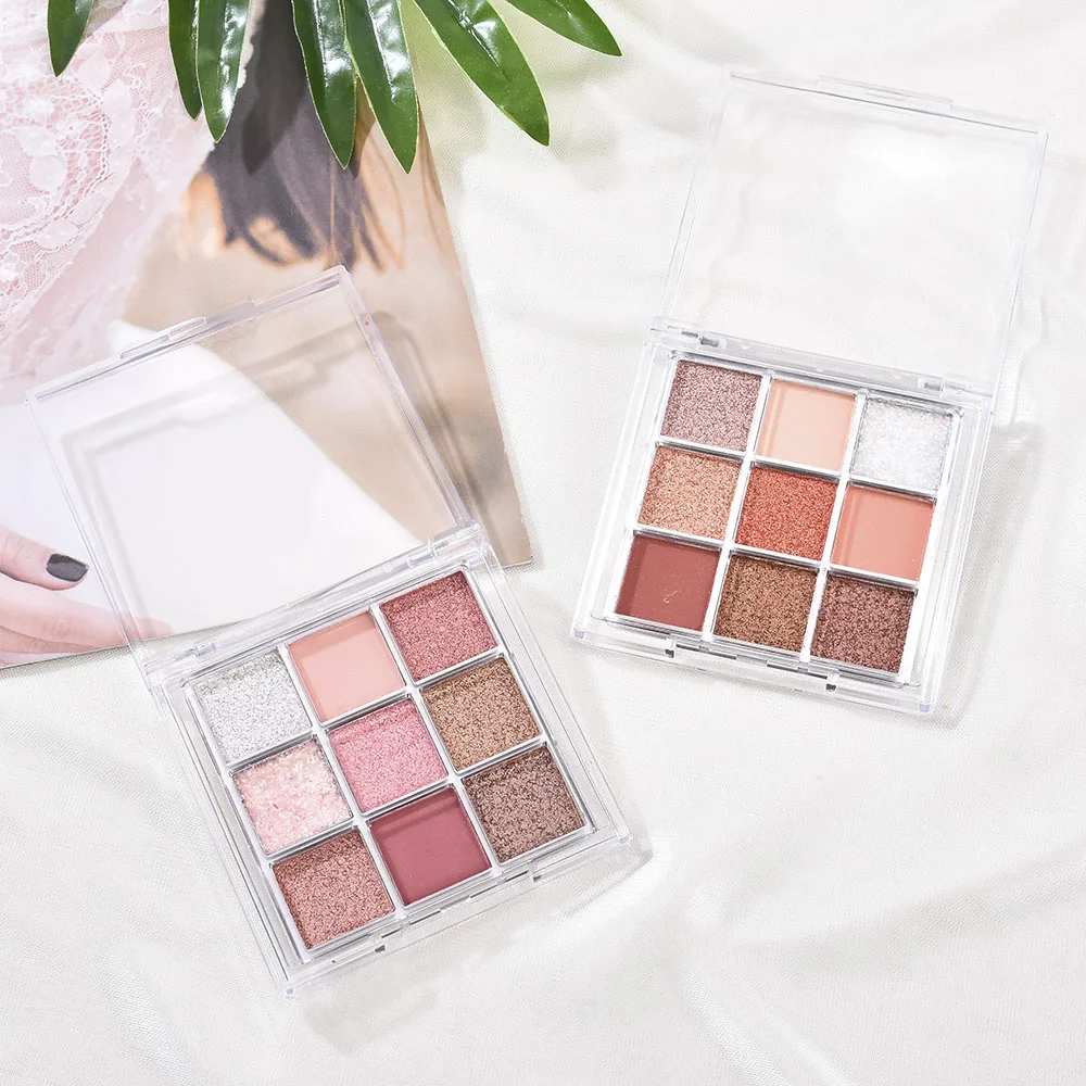 9 Color Waterproof Long Lasting Makeup Palette Matte Shimmer Eye Shadow Beauty Fashion New Charming Eyeshadow Palette