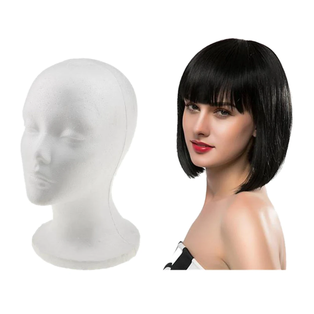 Women Ladies Beauty Human Hair Straight Short BOB Style Full Wigs + Female Foam Mannequin Display Holder
Women Ladies Beauty Human Hair Straight Short BOB Style Full Wigs + Female Foam Mannequin Display Holder
