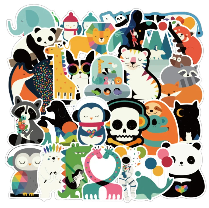 100 pcs animal Graffiti Waterproof Skateboard Travel Suitcase Phone Laptop Luggage Stickers Cute Kids Girl Toys
100 pcs animal Graffiti Waterproof Skateboard Travel Suitcase Phone Laptop Luggage Stickers Cute Kids Girl Toys