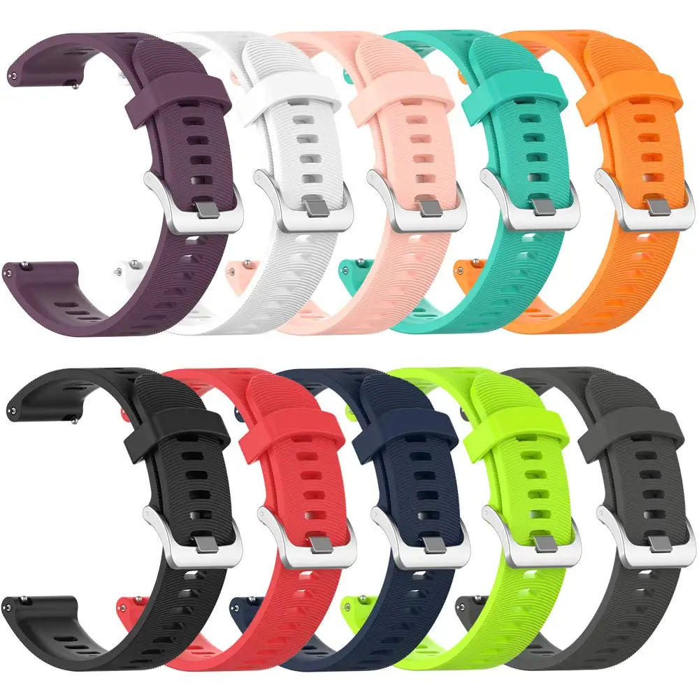 Silicone Sport Watch Band For Garmin 245 Strap Button Sports Strap For Forerunner 245M/645/Vivoactive3/Vivomove HR Bracelet
Silicone Sport Watch Band For Garmin 245 Strap Button Sports Strap For Forerunner 245M/645/Vivoactive3/Vivomove HR Bracelet