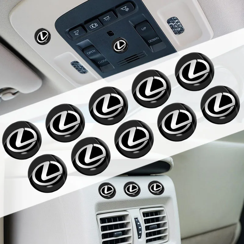 10pcs Small Decorative Car Sticker Logo Decals Emblem Badge For Lexus NX GS RX IS ES GX LX RC 200 250 350 LS 450H 300H Car Goods
10pcs Small Decorative Car Sticker Logo Decals Emblem Badge For Lexus NX GS RX IS ES GX LX RC 200 250 350 LS 450H 300H Car Goods