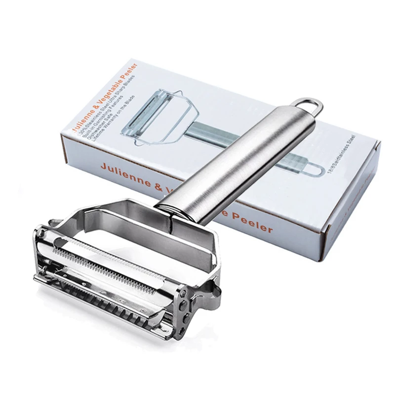 1Pc Vegetable Peeler Stainless Steel Kitchen Potato Peeler Metal Carrot Grater Slicer Shredder Fruit Peeler Kitchen Tools
1Pc Vegetable Peeler Stainless Steel Kitchen Potato Peeler Metal Carrot Grater Slicer Shredder Fruit Peeler Kitchen Tools