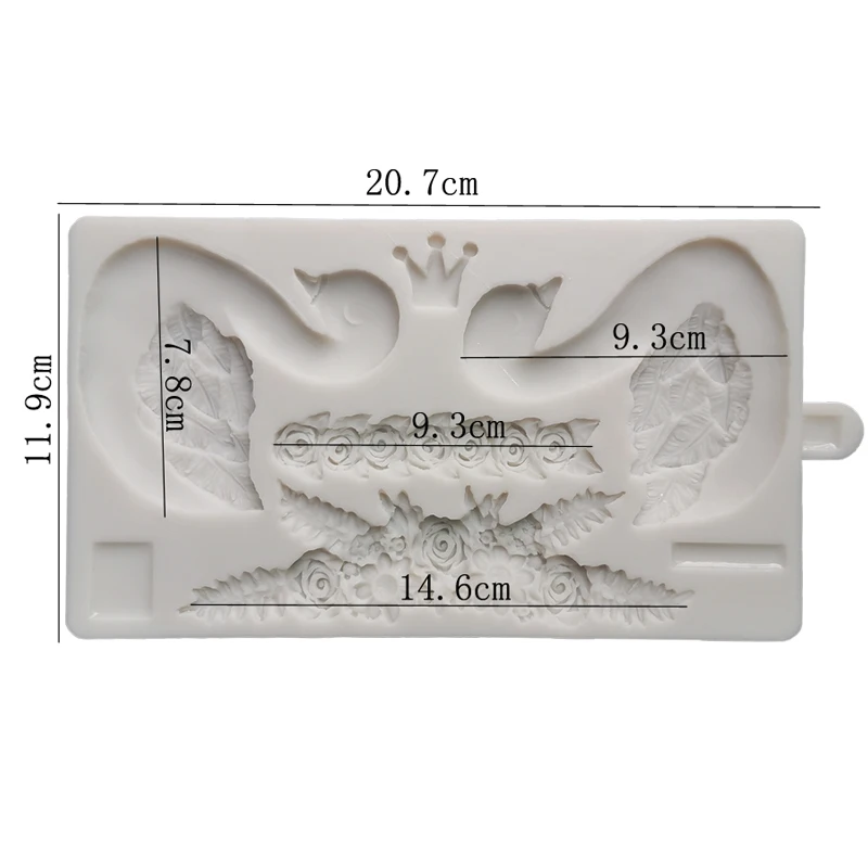 Swan Cookie Silicone Mold Fondant Cake Decoration Tool Mould Sugarcraft Chocolate Baking Tools For Cakes Gumpaste Artwork Form
Swan Cookie Silicone Mold Fondant Cake Decoration Tool Mould Sugarcraft Chocolate Baking Tools For Cakes Gumpaste Artwork Form
