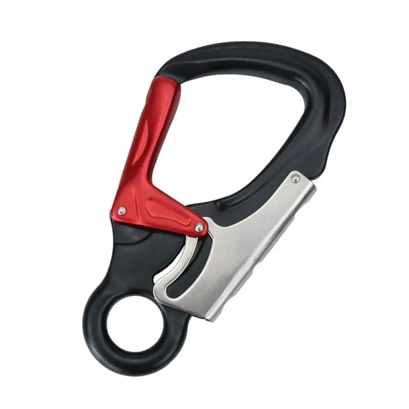 35KN aviation aluminum alloy mountaineering buckle main lock, outdoor climbing rescue rope safety buckle for aerial work Hot
35KN aviation aluminum alloy mountaineering buckle main lock, outdoor climbing rescue rope safety buckle for aerial work Hot