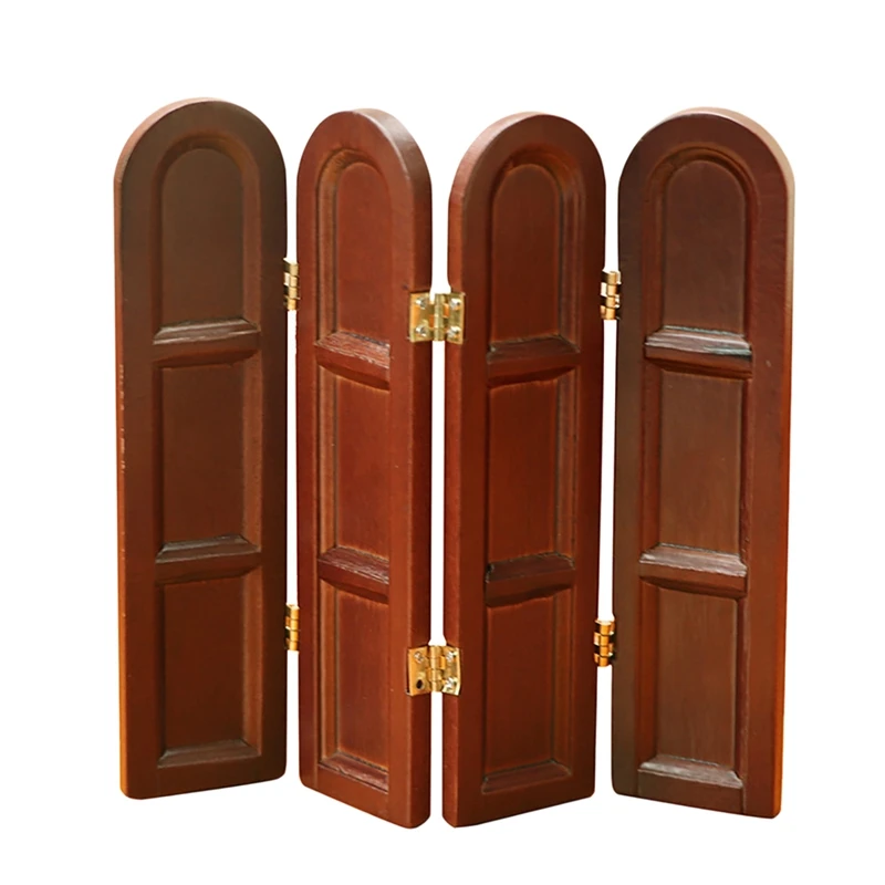 1:12 Dollhouse Miniature Furniture Wood Room Divider Screen 4 Panel Fold Screen Dollhouse Dressing Bedroom Screen
1:12 Dollhouse Miniature Furniture Wood Room Divider Screen 4 Panel Fold Screen Dollhouse Dressing Bedroom Screen