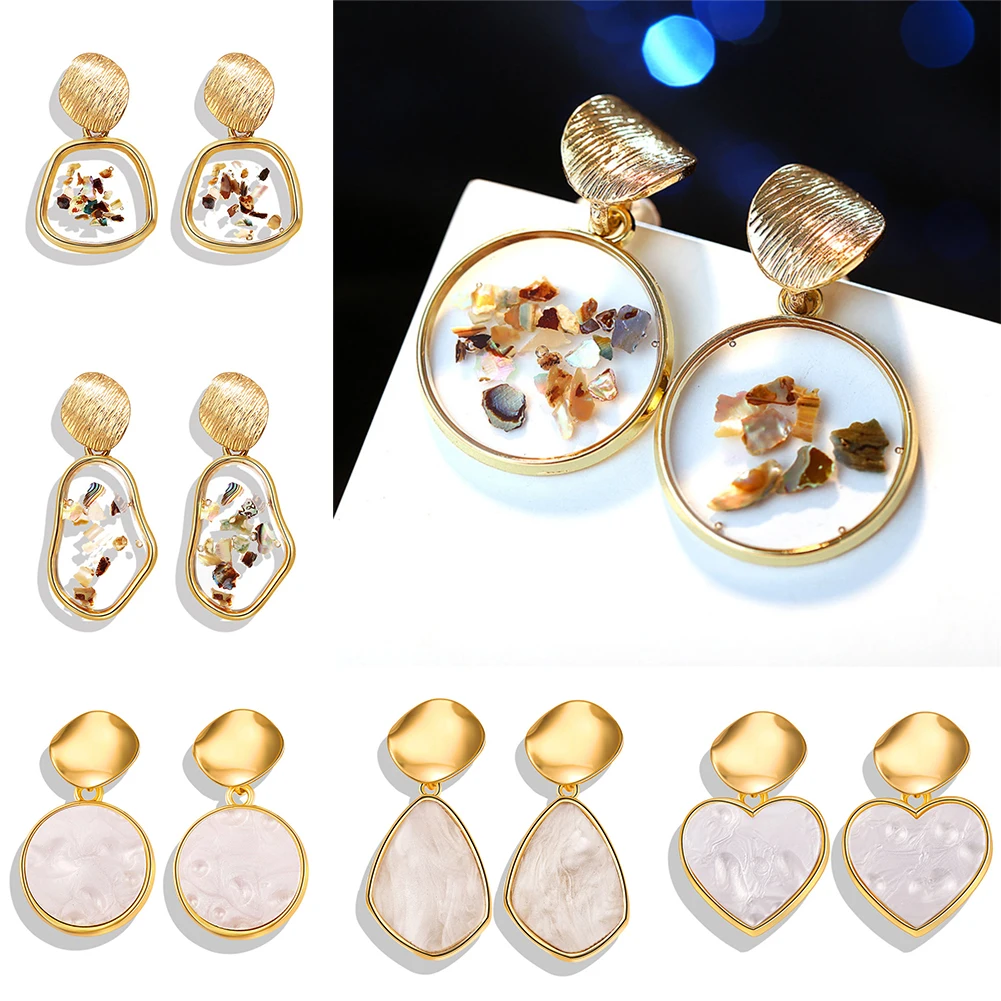 New Vintage Earrings Korean Statement Long Dangle Earrings For Women Geometric Shell Earrings Fashion Jewelry Accessories 2021
New Vintage Earrings Korean Statement Long Dangle Earrings For Women Geometric Shell Earrings Fashion Jewelry Accessories 2021