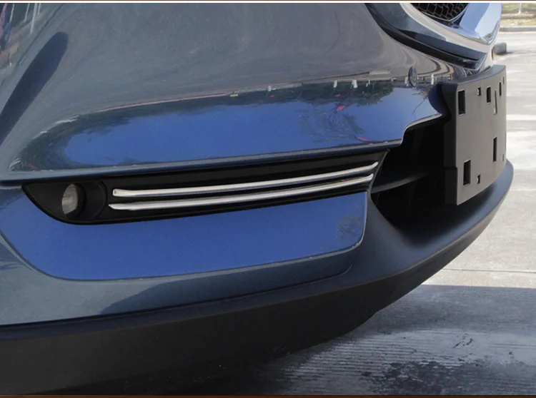 For 2017-2020 Mazda CX-5 CX5 KF Car Front Fog Light Steel Trim Sticker Strips Garnish Decoration Chrome Styling 4pcs/set
For 2017-2020 Mazda CX-5 CX5 KF Car Front Fog Light Steel Trim Sticker Strips Garnish Decoration Chrome Styling 4pcs/set