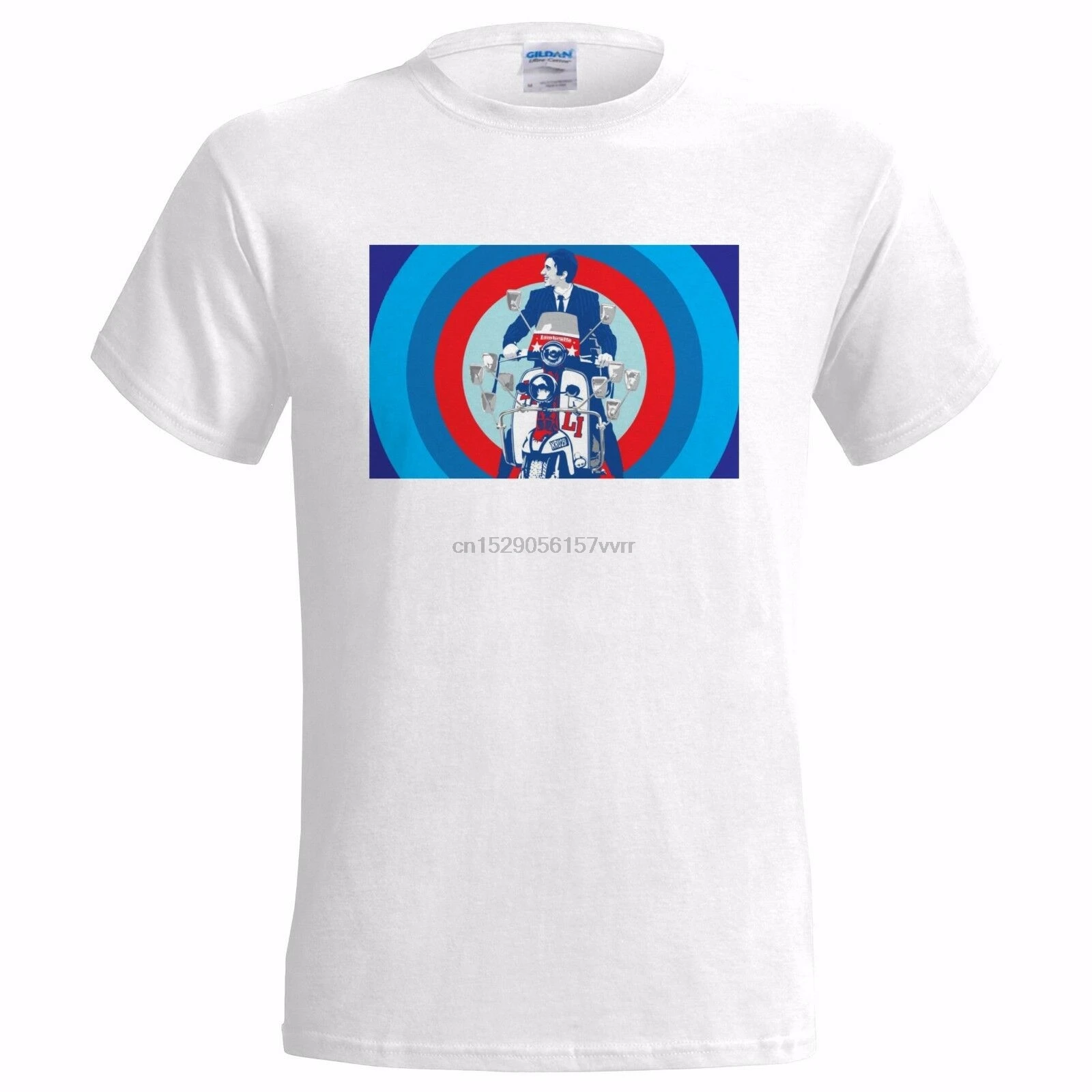 Скутер мальчик Цель Дизайн Мужские T футболка MOD THE WHO WELLER JAM VESPA lambrita |
