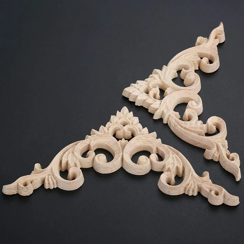 4Pcs/Set Wood Carved Corner Onlay Applique Unpainted Frame Cupboard Cabinet Decal For Home Furniture Decoration 15Cm 
4Pcs/Set Wood Carved Corner Onlay Applique Unpainted Frame Cupboard Cabinet Decal For Home Furniture Decoration 15Cm