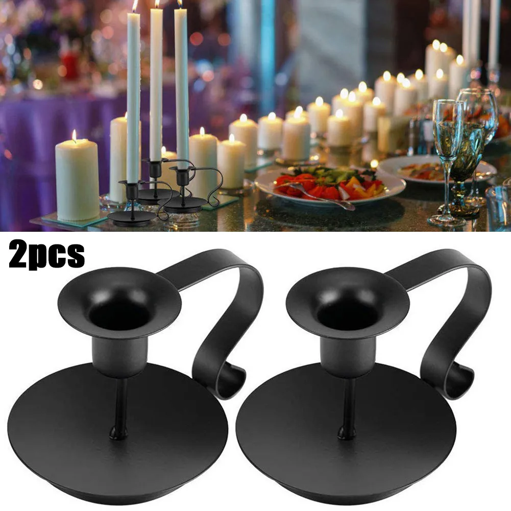 2pcs Wrought Iron Candle Holder Retro Candlesticks Candle Display Stand Home Dinner Table Decoration
2pcs Wrought Iron Candle Holder Retro Candlesticks Candle Display Stand Home Dinner Table Decoration