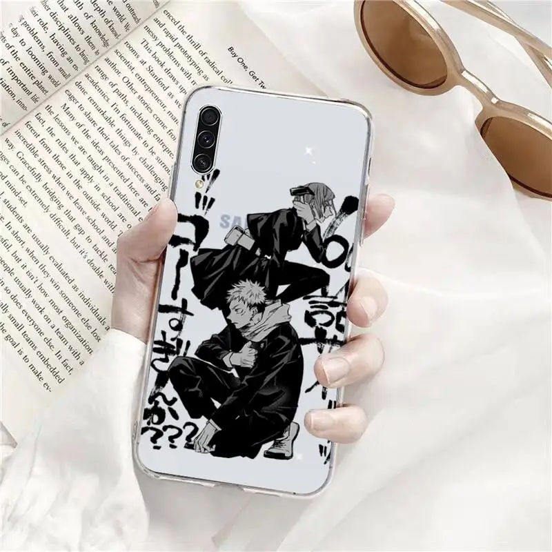 Jujutsu Kaisen Satoru Gojo Phone Case Transparent For Samsung Galaxy A71 A21s S8 S9 S10 plus note 20 ultra
Jujutsu Kaisen Satoru Gojo Phone Case Transparent For Samsung Galaxy A71 A21s S8 S9 S10 plus note 20 ultra