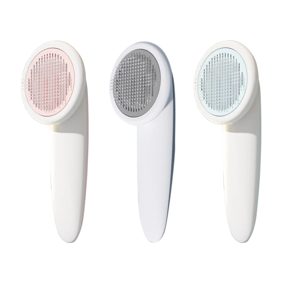 Расческа для домашних питомцев, самоочищающаяся щетка для груминга кошек, уход за шерстью, инструменты для уборки домашних животных 
Расческа для домашних питомцев, самоочищающаяся щетка для груминга кошек, уход за шерстью, инструменты для уборки домашних животных