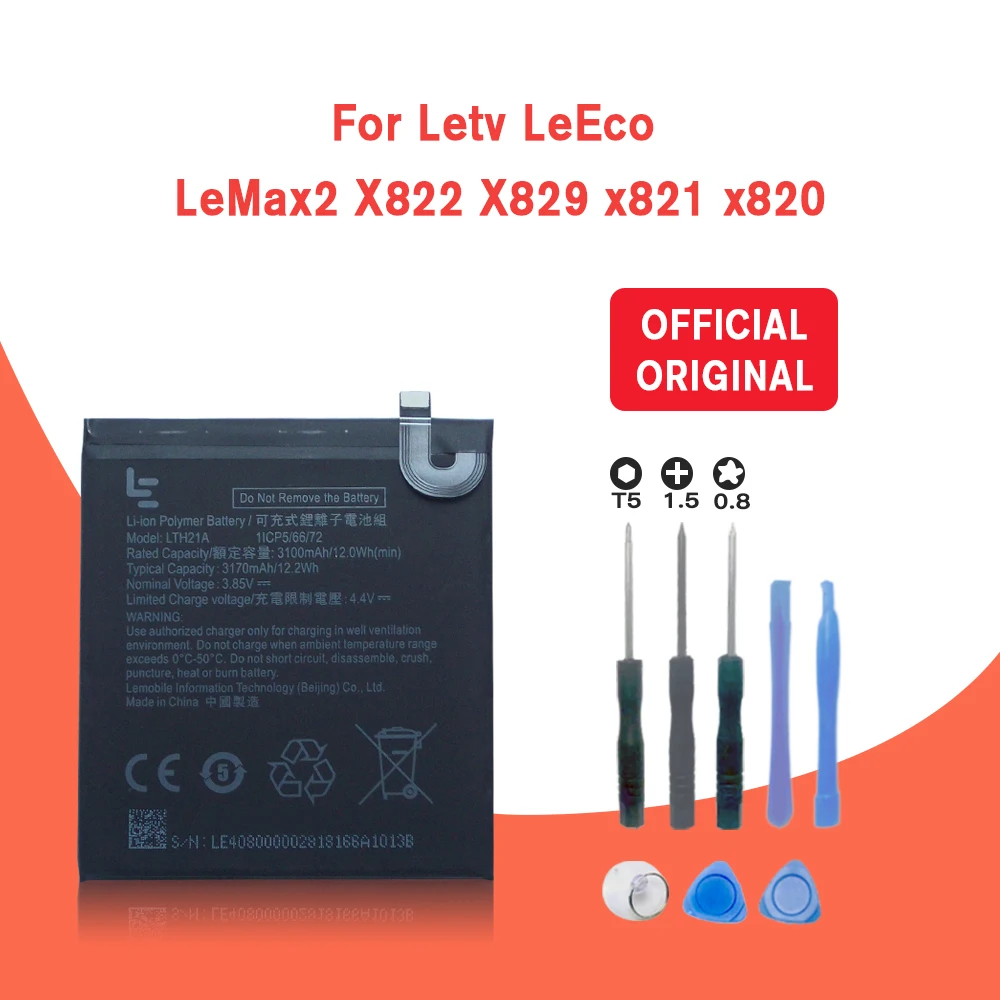 LTH21A 3100mAh for Letv Le Max 2 /5.7inch/ X821 X820 Battery Batterie Bateria Accumulator AKKU
LTH21A 3100mAh for Letv Le Max 2 /5.7inch/ X821 X820 Battery Batterie Bateria Accumulator AKKU