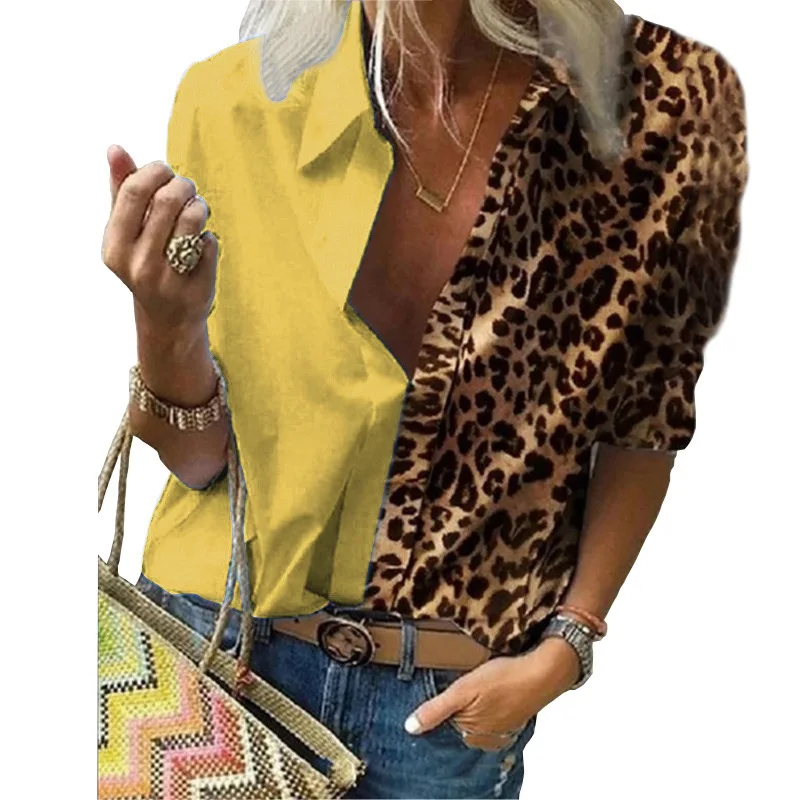 Ladies New Style Hot Sale Spring And Autumn Shirts Plaid Printed Women Long-Sleeved Leopard Print Loose Chiffon Shirt
Ladies New Style Hot Sale Spring And Autumn Shirts Plaid Printed Women Long-Sleeved Leopard Print Loose Chiffon Shirt