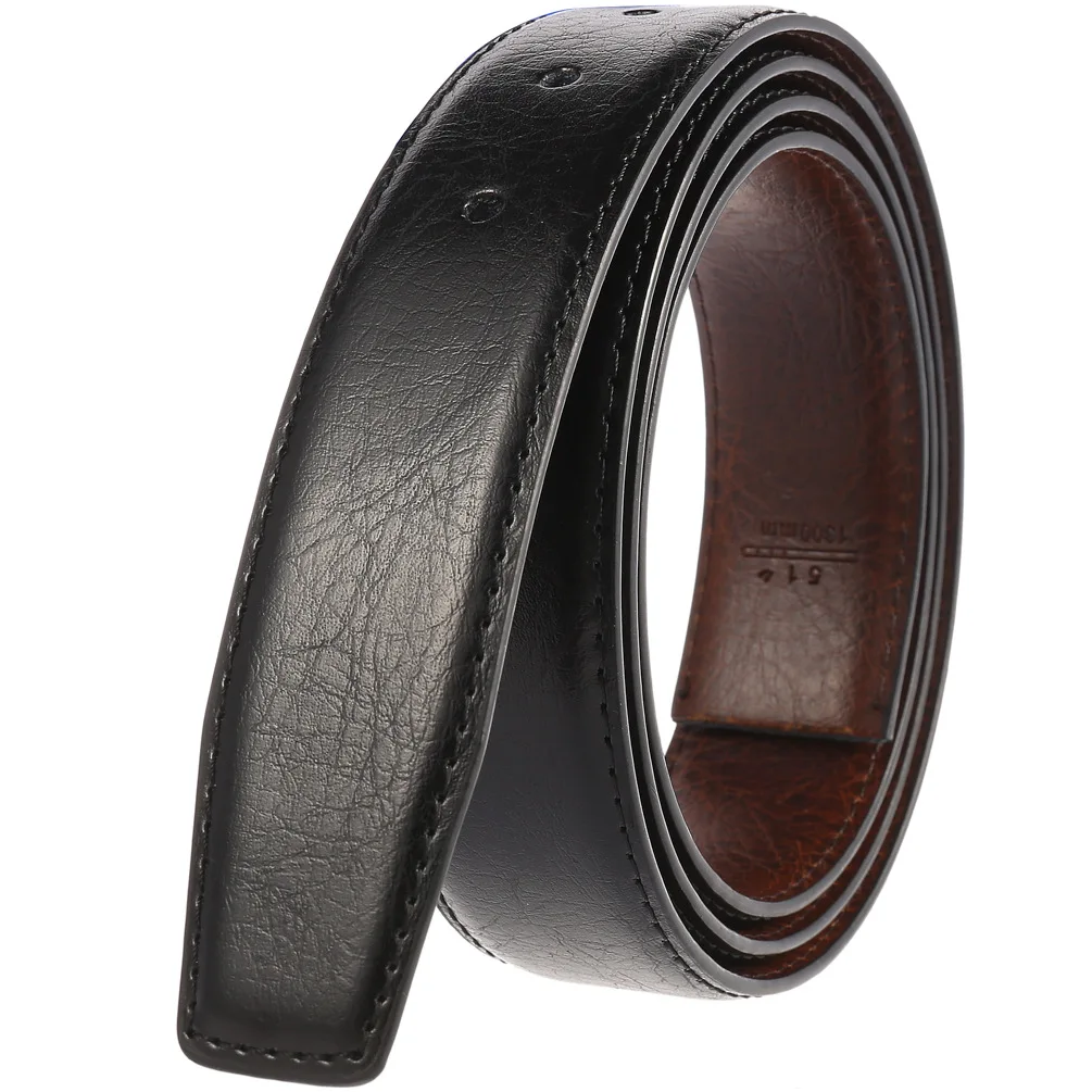 Luxury Designer Black Coffee Leather Belt with Holes Without Buckle 2 sides can be used Pin Buckle Belt Body Strap
Luxury Designer Black Coffee Leather Belt with Holes Without Buckle 2 sides can be used Pin Buckle Belt Body Strap