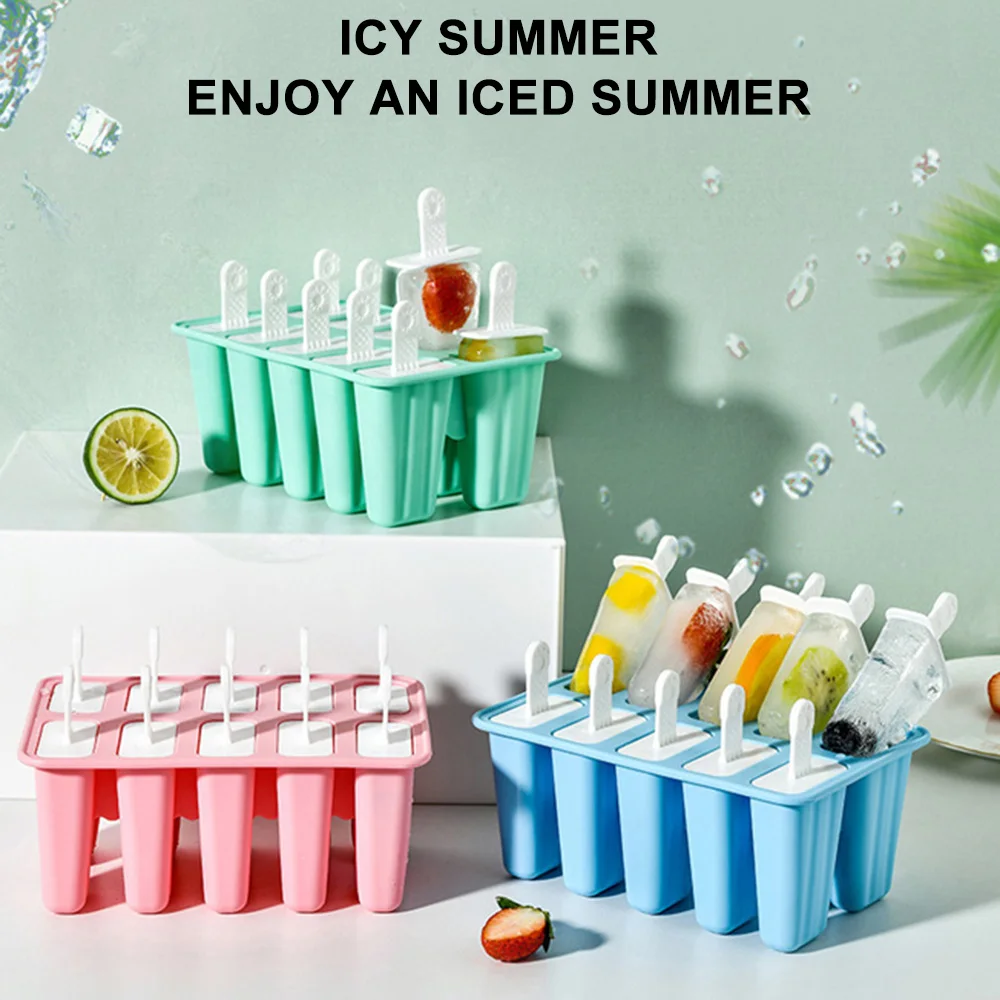 4/6/10 Cell Silicone Ice Cream Mold DIY Homemade Popsicle Molds Freezer Juice Big Size Ice Cube Tray Popsicle Barrel Maker Mould
4/6/10 Cell Silicone Ice Cream Mold DIY Homemade Popsicle Molds Freezer Juice Big Size Ice Cube Tray Popsicle Barrel Maker Mould
