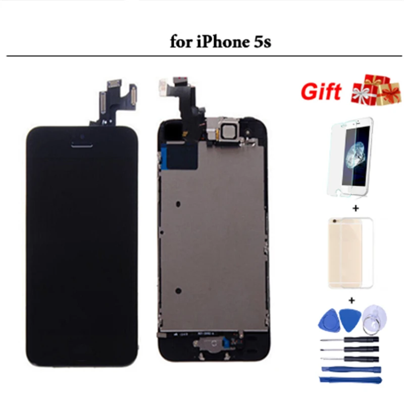 100% Протестировано Высокое качество для iPhone 5S экран полная сборка Дисплей 5s