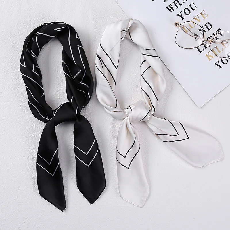 70X70CM Square Women Silk Scarf Designer Satin Scarves Spring Summer Head Neck Scarfs Hair Tie Band Neckerchief Elegant Bandana
70X70CM Square Women Silk Scarf Designer Satin Scarves Spring Summer Head Neck Scarfs Hair Tie Band Neckerchief Elegant Bandana