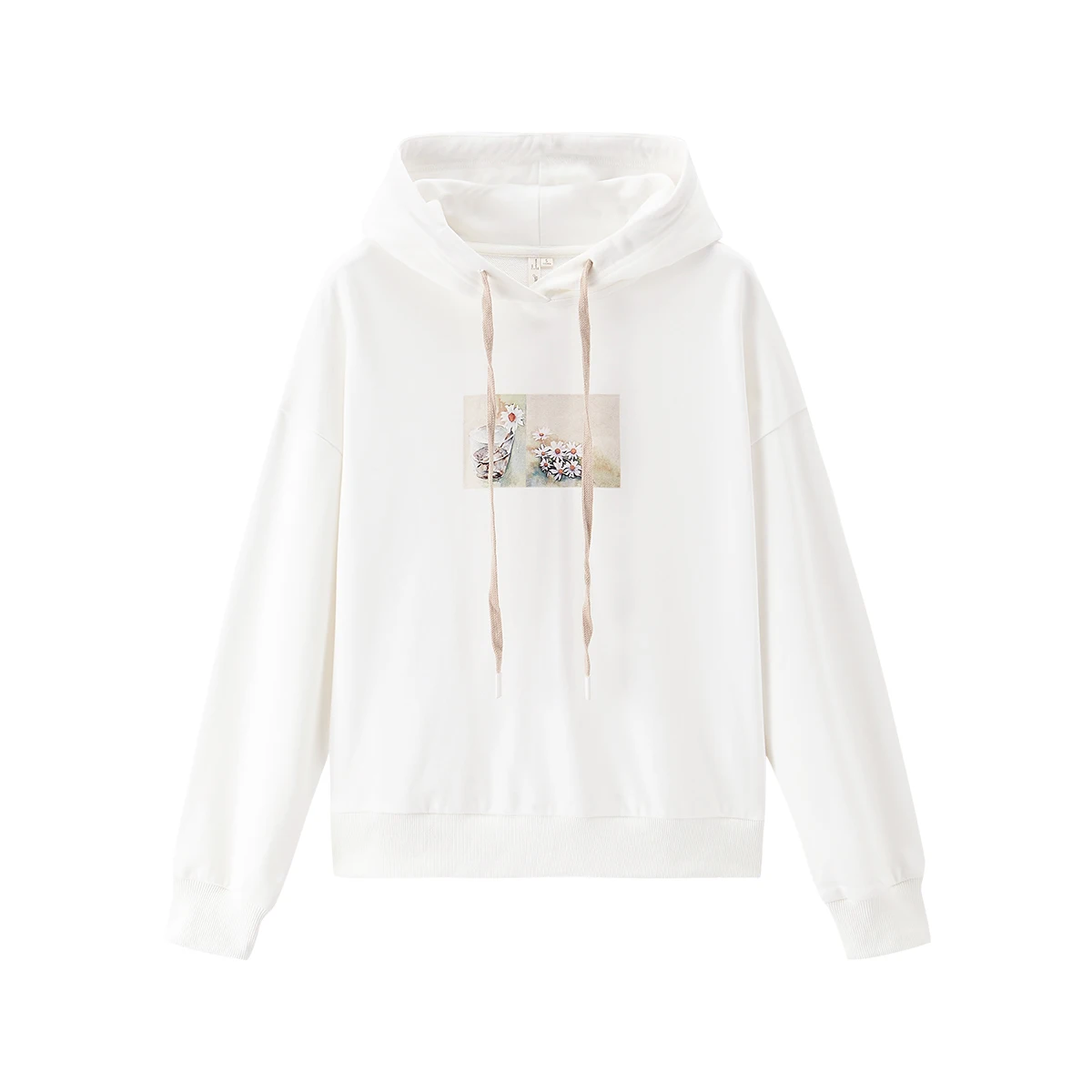 INMAN Autumn Hoodies White Hoodies Sweatshirt Cute Eleagnt Lady Women's Loose Hooded Short Art Print Casual Small Pullover
INMAN Autumn Hoodies White Hoodies Sweatshirt Cute Eleagnt Lady Women's Loose Hooded Short Art Print Casual Small Pullover