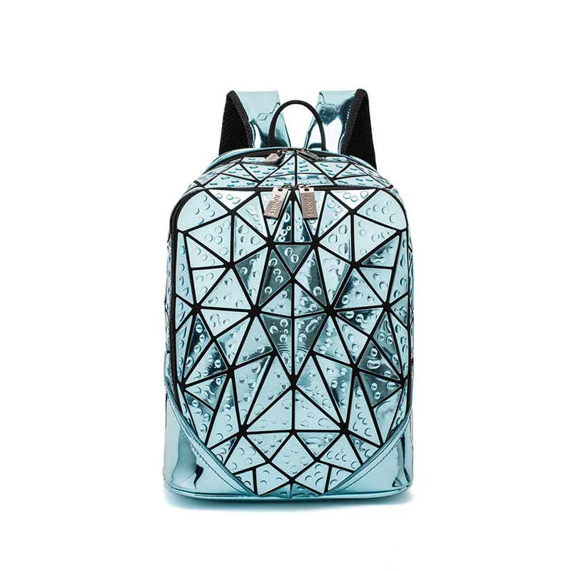 Crocrogo Women's Laser Geometric Holographic Teardrop Backpack Girl's Designer Big Size PU Leather Purse Tear Shape School Bag
Crocrogo Women's Laser Geometric Holographic Teardrop Backpack Girl's Designer Big Size PU Leather Purse Tear Shape School Bag