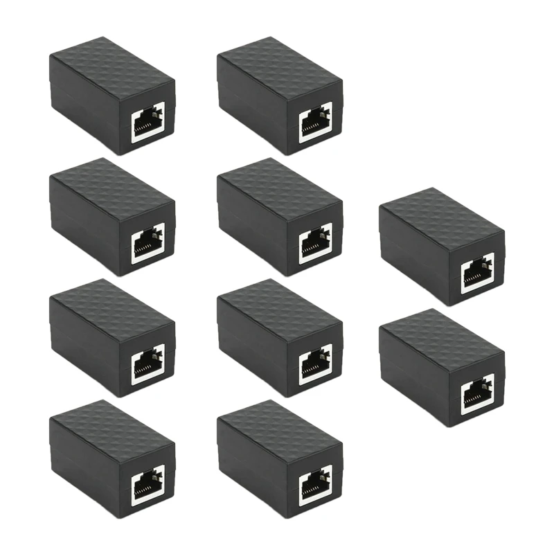 10PCS RJ45 Coupler Female to Female Ethernet Network Surge Protector Outdoor Arrester Device Extension Cable Adapter
10PCS RJ45 Coupler Female to Female Ethernet Network Surge Protector Outdoor Arrester Device Extension Cable Adapter