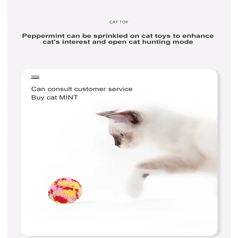 1pcs High-quality Wool Yarns Interactive Cat Toys Stretch Plush Ball Foam Ball Throwing Toy Funny Interactive Plush Throwing Toy
1pcs High-quality Wool Yarns Interactive Cat Toys Stretch Plush Ball Foam Ball Throwing Toy Funny Interactive Plush Throwing Toy