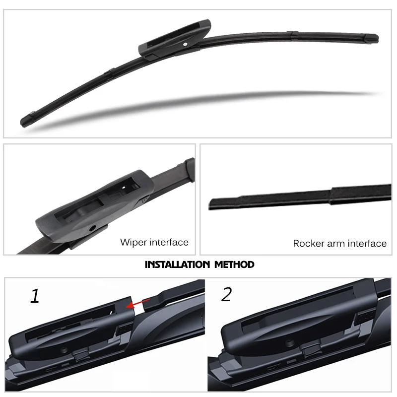 KAWOO для Citroen DS3 24 "16" Авто Мягкие резиновые Windcreen дворники 2009 2010 2011 2012 2013 2014 2015 2016