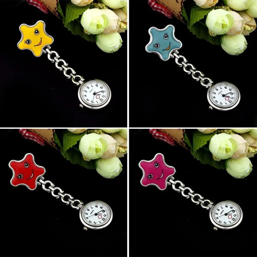 Women's Nurse Watch Sliver Smile Face Nurse Brooch Fob Tunic Pocket Watch Star Shape Gift Female Pocket Watch Birthday Gifts
Women's Nurse Watch Sliver Smile Face Nurse Brooch Fob Tunic Pocket Watch Star Shape Gift Female Pocket Watch Birthday Gifts