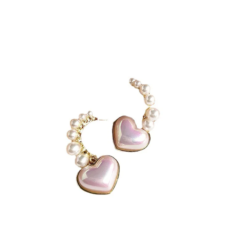 LOVOACC Sweet Fashion Love Heart Simulation Pearl Dangle Earring for Women Girls Geometrical Beaded Earring Jewelry Accessories
LOVOACC Sweet Fashion Love Heart Simulation Pearl Dangle Earring for Women Girls Geometrical Beaded Earring Jewelry Accessories
