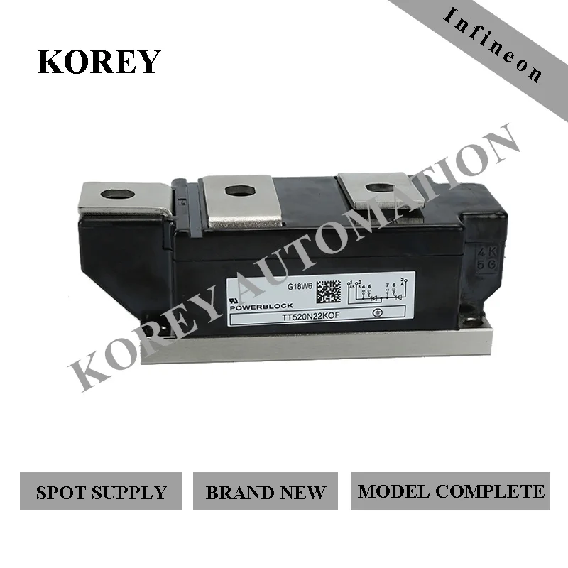 Ready Stock Brand New 100% Infineon Power Thyristor Module TT520N22KOF TT570N12KOF
Ready Stock Brand New 100% Infineon Power Thyristor Module TT520N22KOF TT570N12KOF