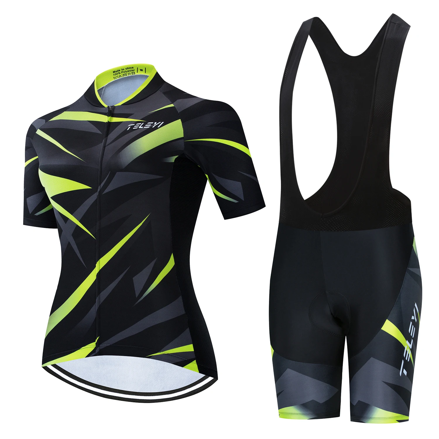 TELEYI Women's Cycling Jersey Set Summer Anti-UV Cycling Bicycle Clothing Quick-Dry Mountain Female Bike Clothes Cycling Set
TELEYI Women's Cycling Jersey Set Summer Anti-UV Cycling Bicycle Clothing Quick-Dry Mountain Female Bike Clothes Cycling Set