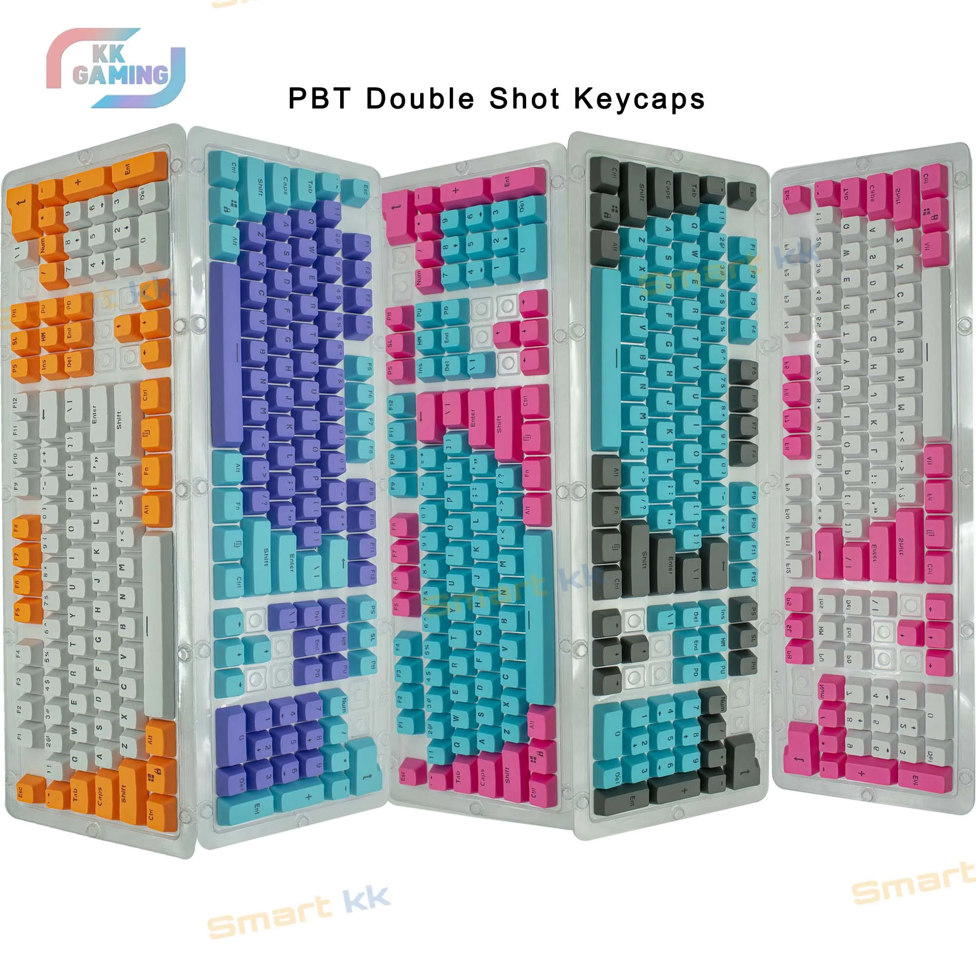 KKGaming PBT Keycaps OEM Profile PBT Double Shot Keycaps Mixed two colors backlight keycaps for Mechanical keyboard 
KKGaming PBT Keycaps OEM Profile PBT Double Shot Keycaps Mixed two colors backlight keycaps for Mechanical keyboard