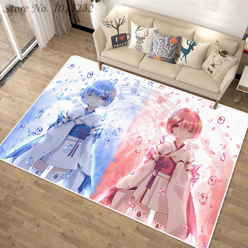 Противоскользящий напольный 3D-коврик с аниме Rem, нескользящий коврик для столовой, гостиной, мягкий стильный ковер для спальни
Противоскользящий напольный 3D-коврик с аниме Rem, нескользящий коврик для столовой, гостиной, мягкий стильный ковер для спальни